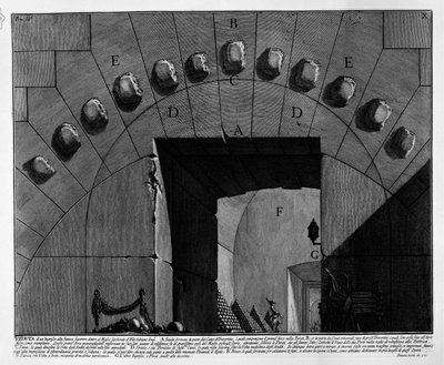Mausoleum of Hadrian by Giovanni Battista Piranesi
